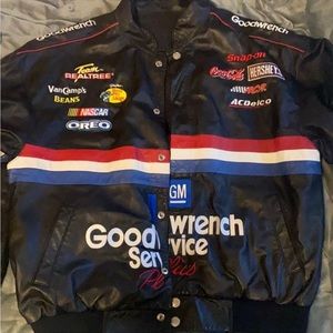 Vintage Dale Earnhardt Faux Leather Coat